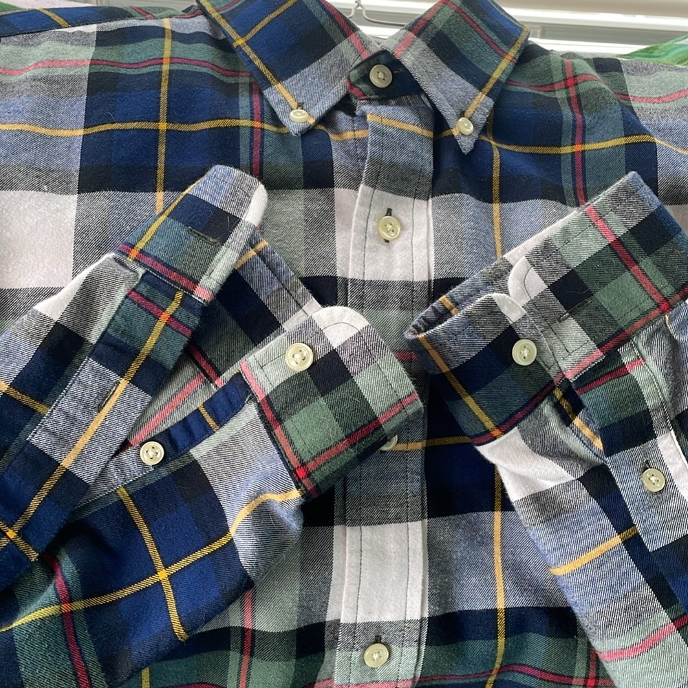 Ralph Lauren soft flannel plaid shirt, XLT. - Picture 4 of 4